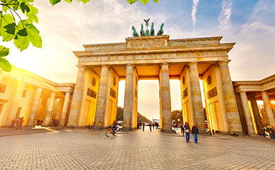 limousine service berlin The Berlin Gate in the center of Berlin.